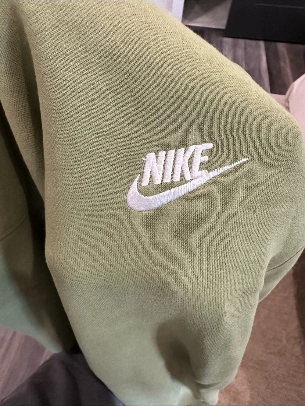 Nike Olive Green Athletic Jogger Pants, SIZE LARGE